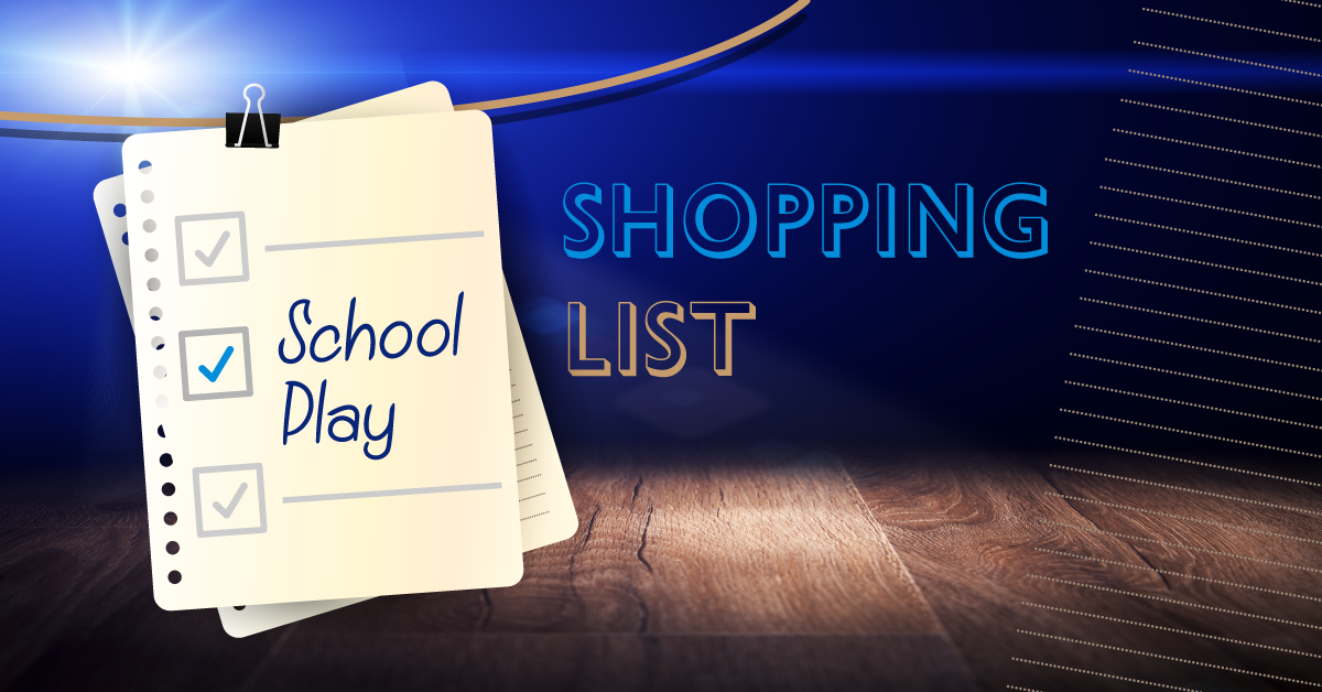 The School Play Shopping List