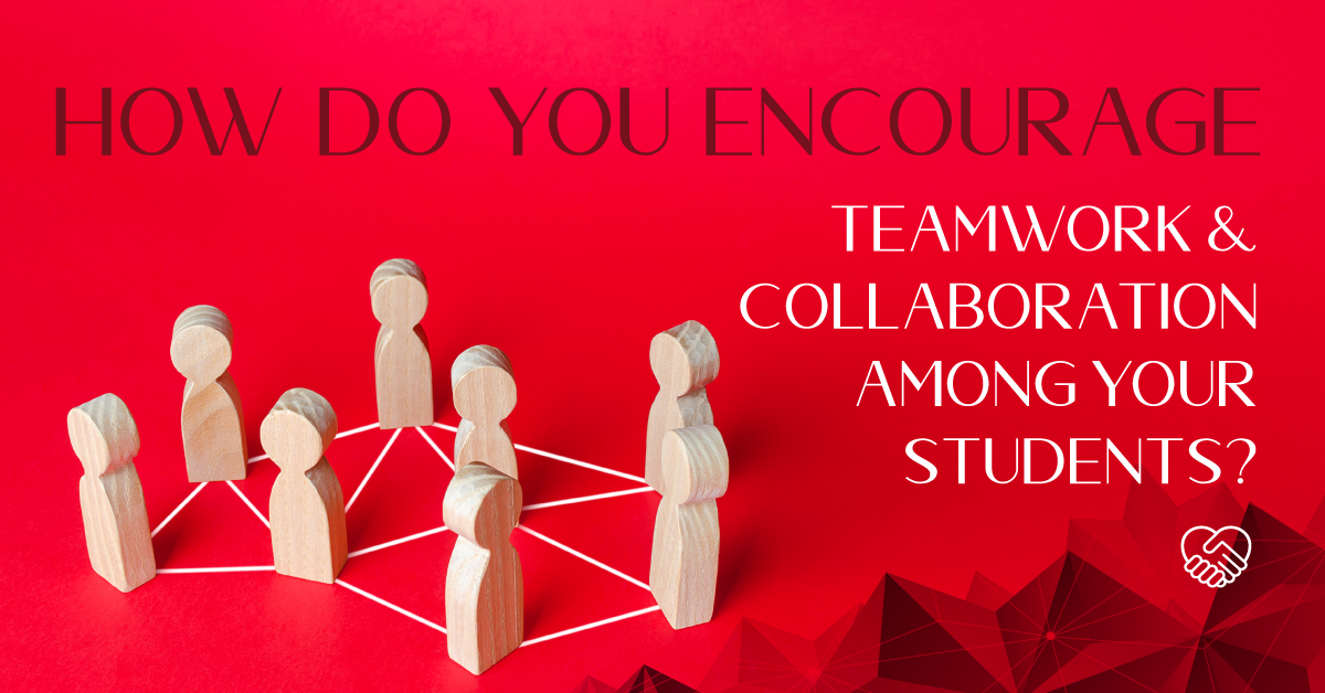 How do you encourage teamwork & collaboration among your students?