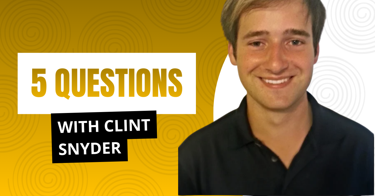 5 questions with Clint Snyder