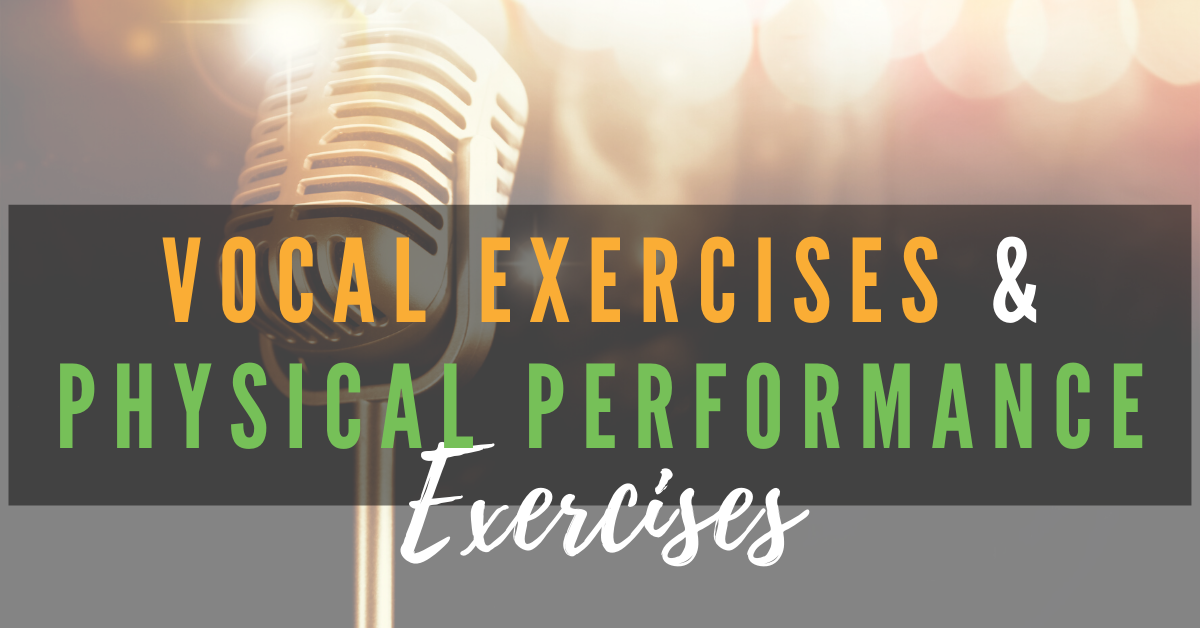 Distance Learning: Vocal and Physical Performance Exercises