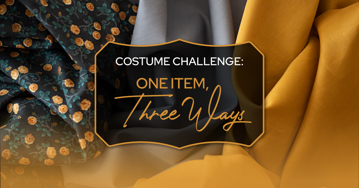 Costume Challenge: One Item, Three Ways