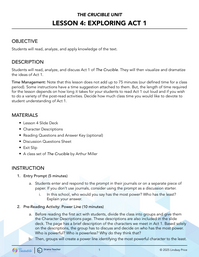 Exploring Act 1