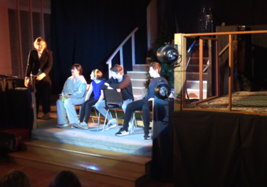 From the Woodbine Heights Drama Club production (Toronto, ON). Directed by Robert Paterson-Watt.

