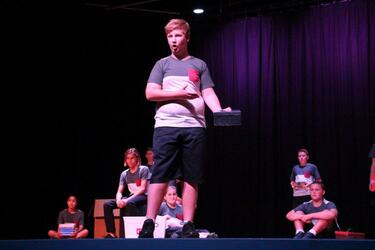 From the Palm Beach Currumbin State High (Palm Beach, Australia) production. Courtesy Lynette Joubert. From the Palm Beach Currumbin State High (Palm Beach, Australia) production. Courtesy Lynette Joubert.