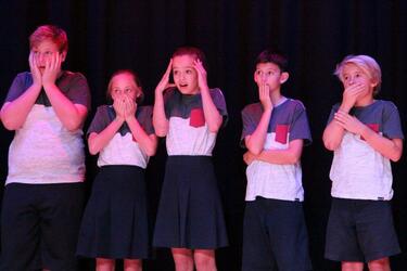 From the Palm Beach Currumbin State High (Palm Beach, Australia) production. Courtesy Lynette Joubert. From the Palm Beach Currumbin State High (Palm Beach, Australia) production. Courtesy Lynette Joubert.