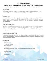 Wrinkles, Stippling, and Finishing