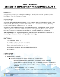 Character Physicalization, Part 2