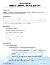 Script Analysis: Scoring