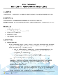 Performing the Scene