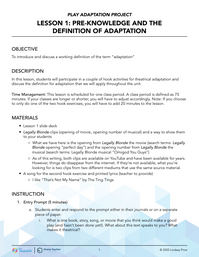 Pre-Knowledge and the Definition of Adaptation