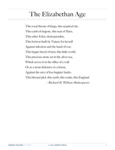 A Guide to the Elizabethan Age