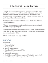 The Secret Scene Partner