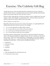 Exercise: The Celebrity Gift Bag