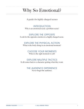 Why so Emotional? A Guide for Highly Charged Scenes