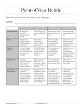 Point of View Rubric