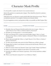 Character Mask Profile