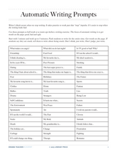 Automatic Writing Prompts