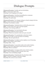 Dialogue Prompts
