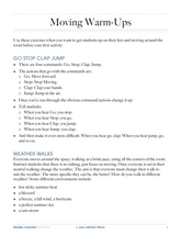 Moving Warm-Ups