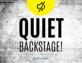 Poster: Quiet Backstage