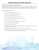 Production Situation Analysis