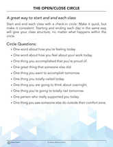 The Open/Close Circle