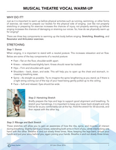 Musical Theatre Vocal Warm-Up