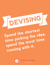Posters: Devising for the Drama Classroom (set of 4)