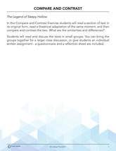 Compare and Contrast: The Legend of Sleepy Hollow