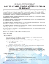 03 - How Do We Keep Student Actors Invested in Rehearsal?