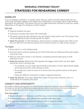 06 - Strategies for Rehearsing Comedy