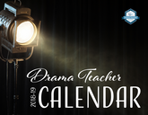 Drama Teacher School Year Calendar 2019-2020