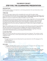 05 - Step Five: The Culminating Presentation