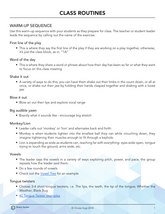 Class Routines - Warm-up Sequence