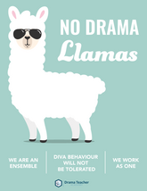 Poster: No Drama Llamas
