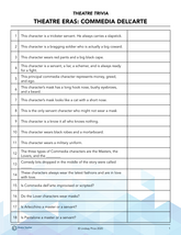 Theatre Eras: Commedia dell'Arte