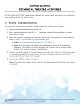 Distance Learning: Technical Theatre