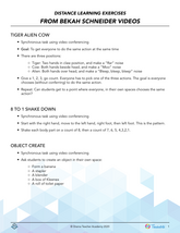 Activities for Video Conferencing