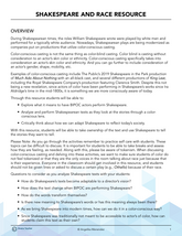 Shakespeare and Race Resource