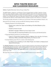 BIPOC Theatre Book List and Classroom Resources