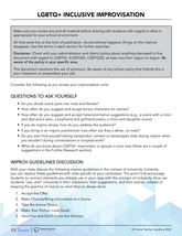 LGBTQ+ Inclusive Improvisation