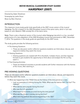 Movie Musical Classroom Study Guide: Hairspray (2007)