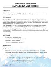 04 - Part 4: Group MELT Exercise