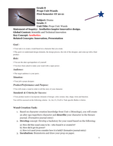 Props Unit: Making Wands-Task sheet (2 of 3)