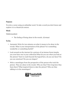 Fun With Words: Waldeinsamkeit