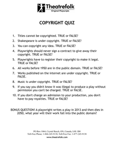Copyright Quiz