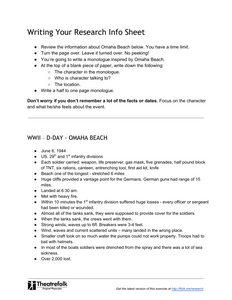 Writing Your Research