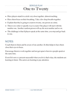 Collaboration Game: One to Twenty