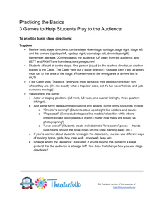 Playing to the Audience - Games for Students
