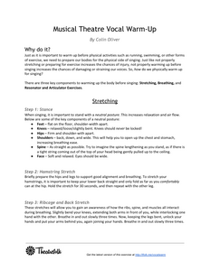 Musical Theatre Vocal Warmup